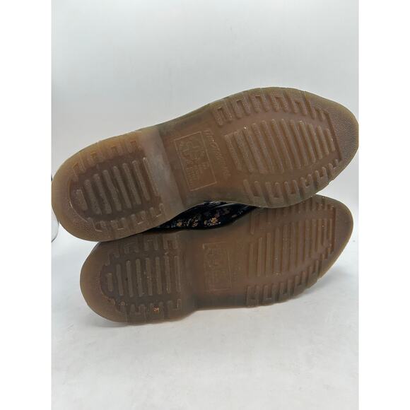 RARE Vintage DrMartens 1460 pascal floral Lottie purple pointed toe boots US 9 - Picture 10 of 10